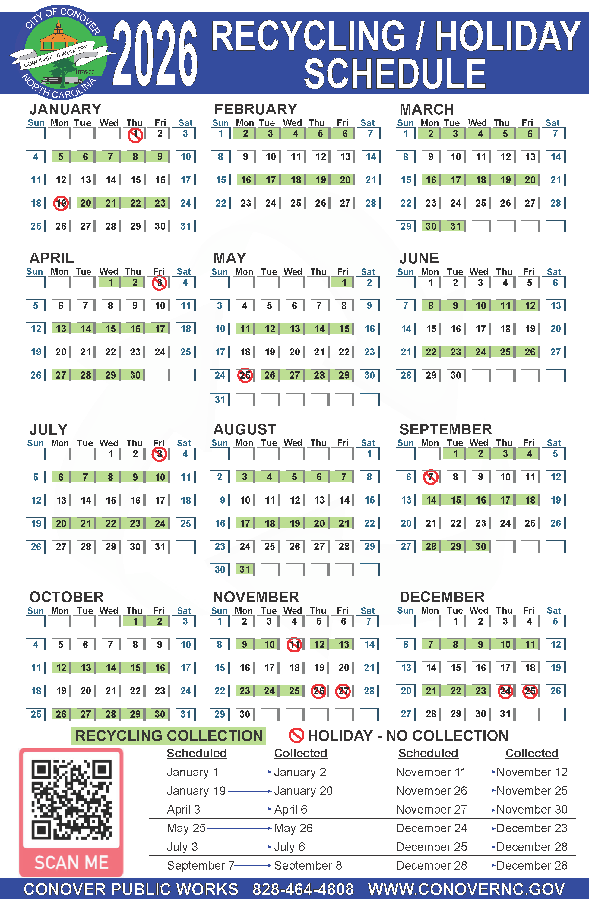 2026 SANITATION CALENDAR (PNG)