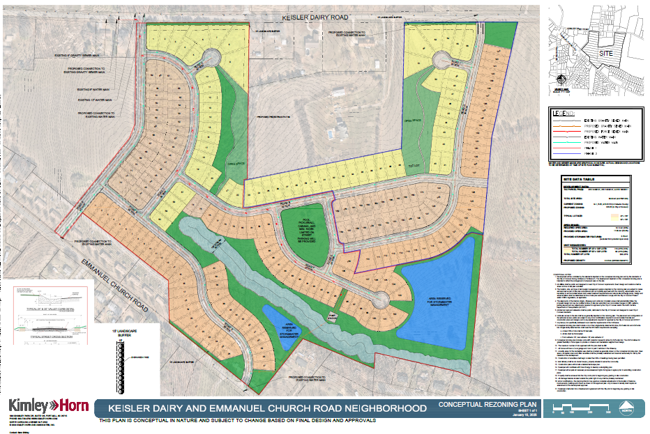 Emmanuel Church Rd & Keisler Dairy Rd Rezoning